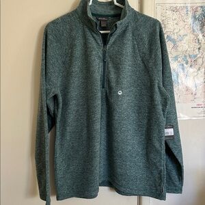 NWT Eddie Bauer Quest LS Raglan 1/4-Zip Pullover